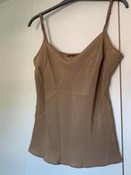 Topje MaxMara taupe, Kleding | Dames, Topjes, Overige kleuren, Ophalen of Verzenden, Zo goed als nieuw, Zonder mouw