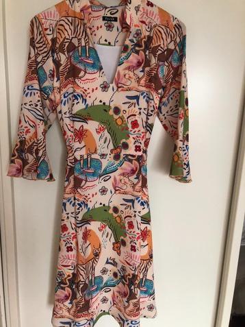 Prachtige print jurk FARAH m38  ** uitstekende staat **