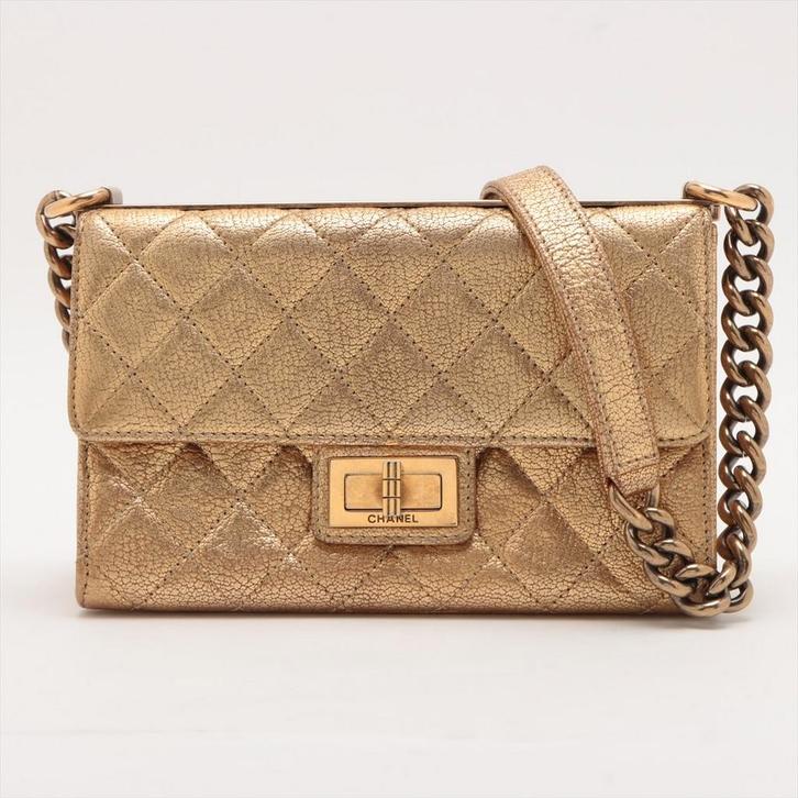 CHANEL 2.55 Rita schoudertas, Handtassen en Accessoires, Tassen | Damestassen, Gebruikt, Schoudertasje, Geel, Verzenden