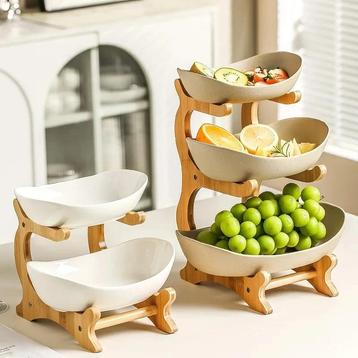 2/3-Laags Fruitschaal - Stijlvolle Cake Stand