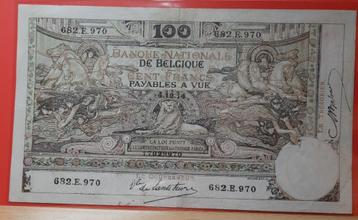 100 Frank - 1914, Ophalen of Verzenden, Los biljet