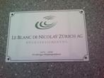 Email bordje Zurich verzekeringen., Verzamelen, Ophalen of Verzenden, Zo goed als nieuw, Reclamebord