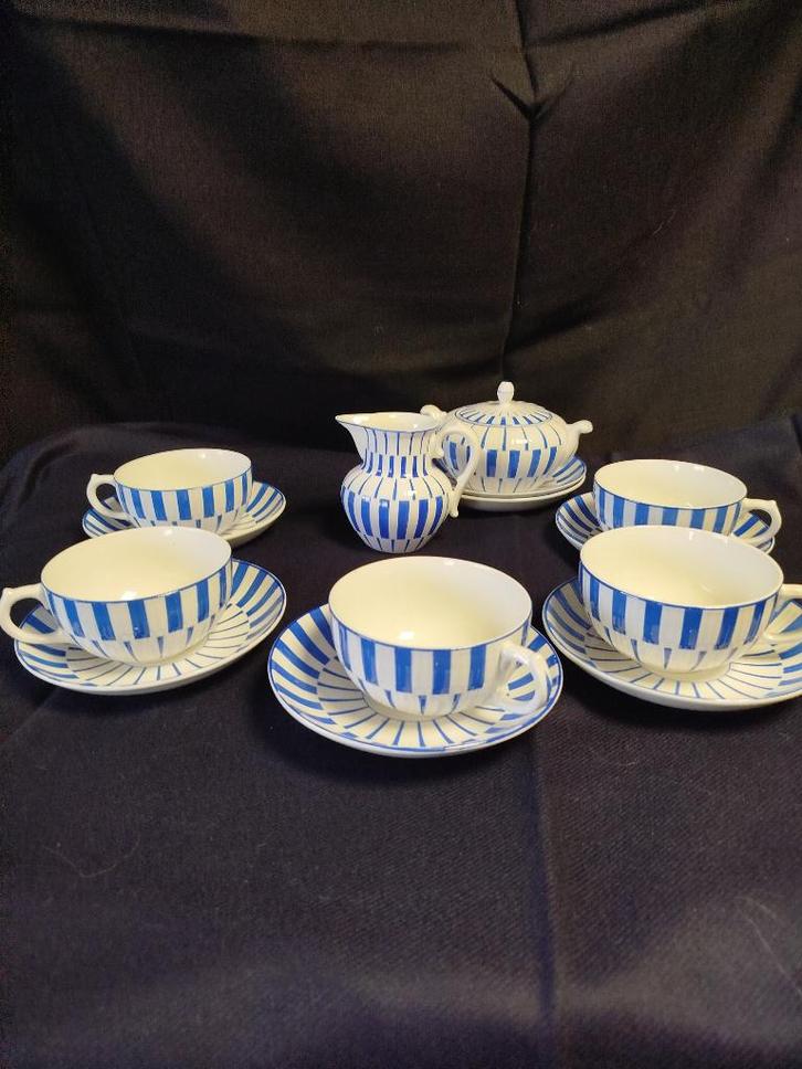 ZELDZAAM!! PRACHTIGE OUDE KOFFIESET MAESTRICHT, Antiek en Kunst, Antiek | Servies los, Ophalen of Verzenden