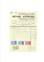 Ancienne facture 1948, Verzamelen, Ophalen of Verzenden, Gebruikt
