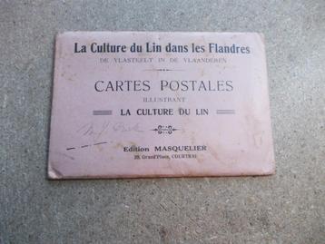 LA CULTURE DU LIN DANS LES FLANDRES 20 CARTE POSTALE, Enlèvement ou Envoi, 1940 à 1960, Non affranchie, Artisanats et Métiers
