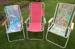 Lot de 3 fauteuils de jardin dans leur jus., Enlèvement ou Envoi, Utilisé, Pliant