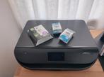 Printer HP Envy 4526 + 4 Inktcartridges (zwart & kleur), Computers en Software, Printers, Ophalen, Hp, Kopieren, Inkjetprinter