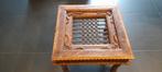 Antiek salontafel , massief eiken met massief ijzeren midden, Antiek en Kunst, Antiek | Meubels | Tafels, Ophalen of Verzenden
