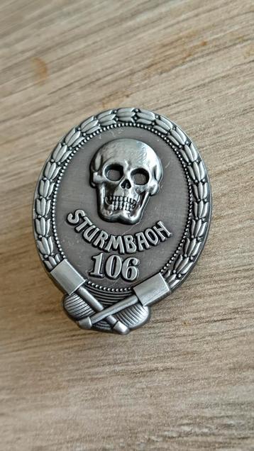Skull pin duutse stijl H4.5CM beschikbaar voor biedingen