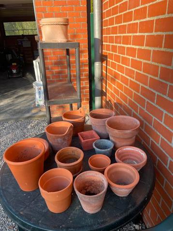 Set terracotta - diverse grootte beschikbaar voor biedingen