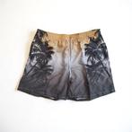 Zwembroek - zwemshort grijs beige zwart met palmbomen 5XL, Kleding | Heren, Badmode en Zwemkleding, Verzenden, Overige maten, Zwart