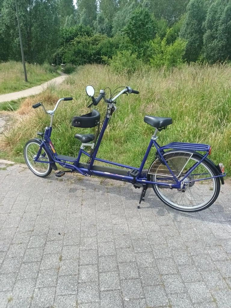 Super tandem fiets in uitzonderlijk staat, Ophalen