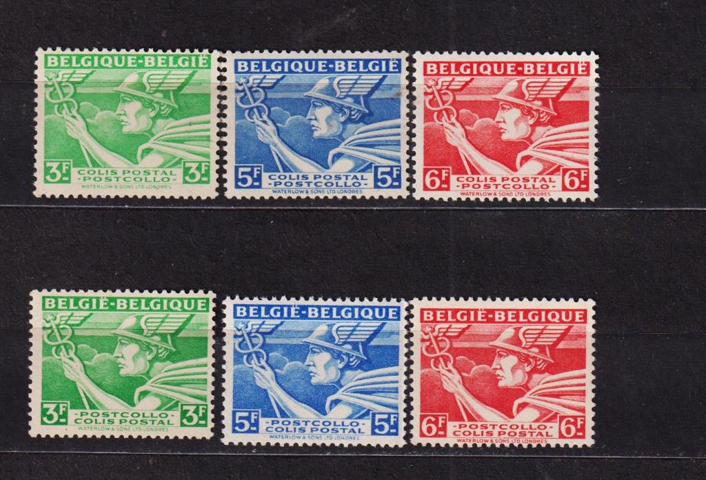 Belgique timbres de chemin de fer 1945 TR288-290A **, Timbres & Monnaies, Neuf, Non oblitéré, Trains, Envoi