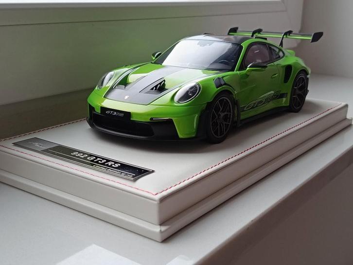 Porsche 992 GT3 RS Ivy models édition limitée 12/15, Hobby & Loisirs créatifs, Voitures miniatures | 1:18, Neuf, Voiture, Enlèvement ou Envoi