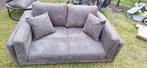 Zetel met tafel en boxspringen, Maison & Meubles, Canapés | Salons, 75 à 100 cm, Enlèvement, Utilisé, Deux personnes