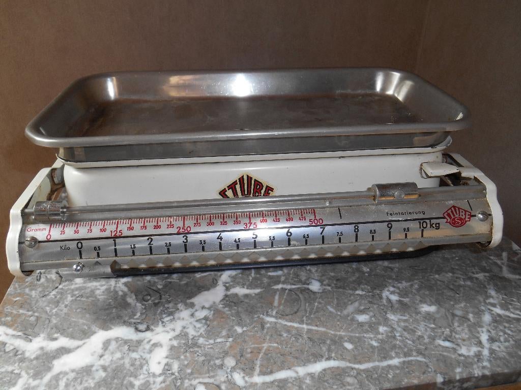 vintage weegschaal STUBE, Antiek en Kunst, Ophalen of Verzenden