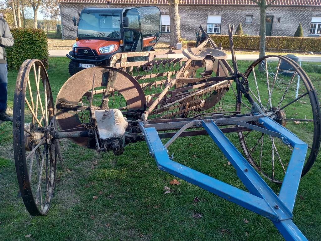 oud hooimachine, Ophalen