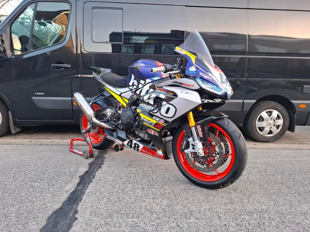 Aprilia RS660 - Circuit / Piste, Motoren, Motoren | Aprilia, Particulier, Super Sport, 2 cilinders, Quickshifter, Sportuitlaat