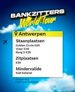 GEZOCHT: 2x tickets floor bankztitters lotto arena 20:30, Ophalen of Verzenden