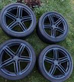 Audi originele 19 inch velgen +Dunlop Sport Maxx RT zomerbnd, Band(en), Zomerbanden, Ophalen, 19 inch