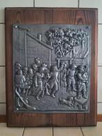 Zeer zwaar tinnen muurbord 42x33, Ophalen, Zo goed als nieuw