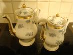 Koffie-en theepot in Oud Brussels porselein., Antiek en Kunst, Ophalen