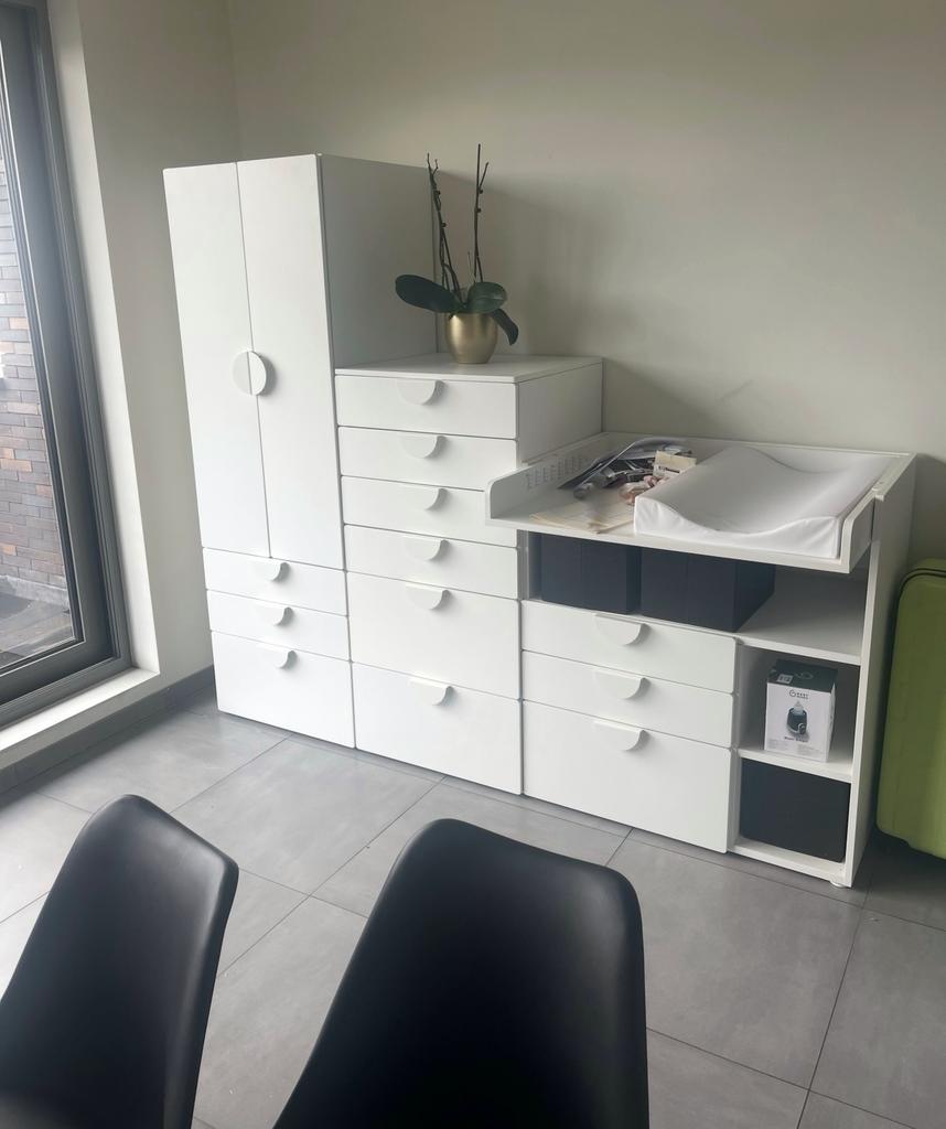 Babykamer set – kast + verzorgingstafel + ladekast, Kinderen en Baby's, Ophalen, Zo goed als nieuw, Kast
