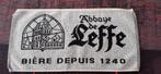 Tapis de bar Leffe (48/24), Collections, Marques de bière, Enlèvement, Utilisé, Autres types, Leffe