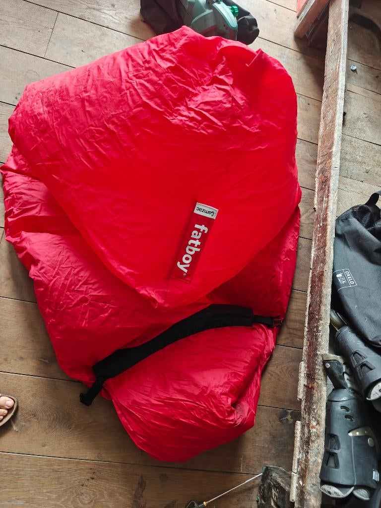 Fatboy luchtzetel - Pouf gonflable, Maison & Meubles, Sièges-poires, Enlèvement, Rouge