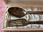 coffret fourchette et cuillère en métal argenté vintage, Enlèvement ou Envoi