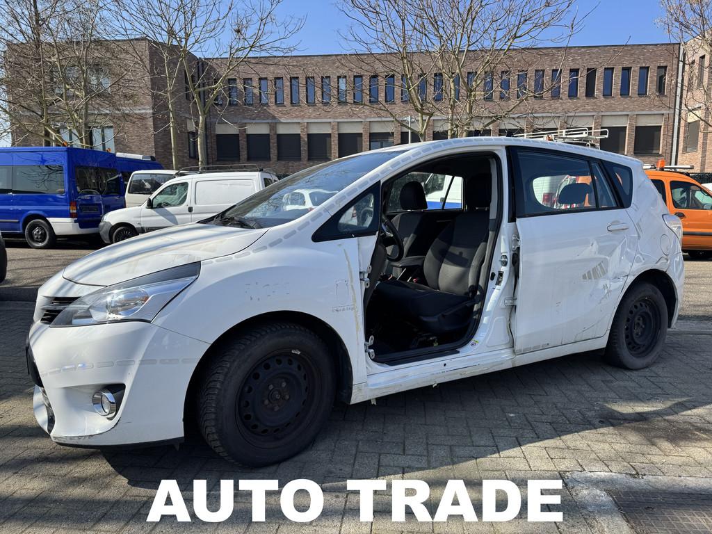 Toyota Verso | 1.6D | Euro 6b | 92000km | Airco | Zo meeneme, Auto's, Voorwielaandrijving, Stof, Gebruikt, Wit