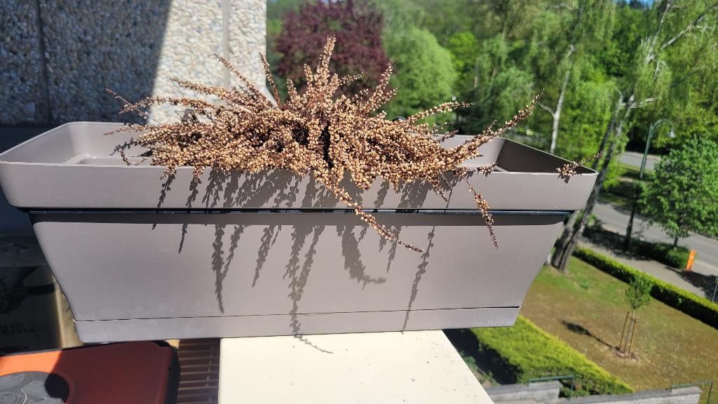 6 Jardinières balcon, Jardin & Terrasse, Balcon, Comme neuf, Synthétique, Enlèvement