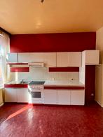 Cusine equipée, Enlèvement, Utilisé, Blanc, Cuisine à paroi simple