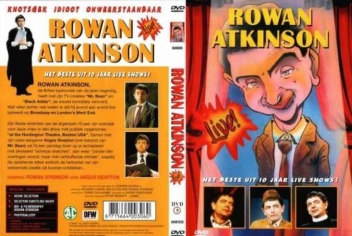 Rowan Atkinson Live, Cd's en Dvd's, Dvd's | Cabaret en Sketches, Alle leeftijden, Ophalen of Verzenden