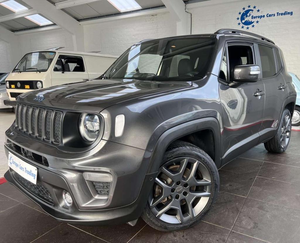 Jeep Renegade S 4Xe 1.3 TURBO 190CH PHEV 1ÈRE MAIN CARPLAY, Automaat, Gebruikt, Zwart, Leder