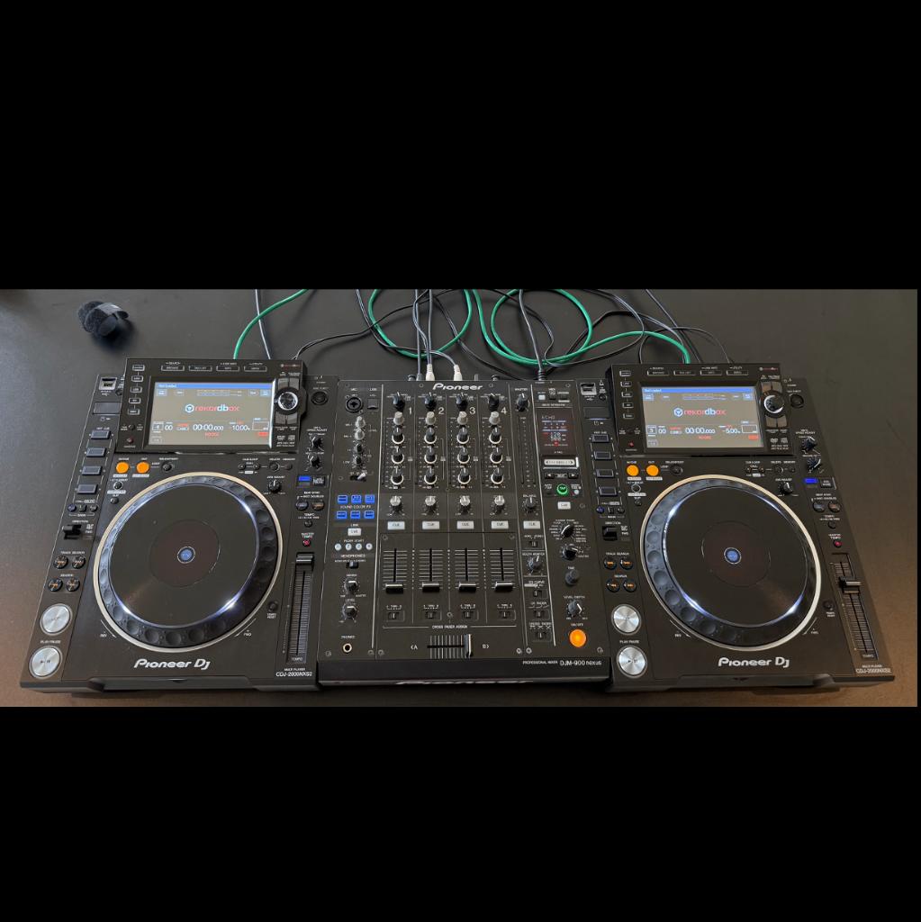 Complete pioneer DJset 2x CDJ 2000 Nexus2 + 1x DJM 900 Nexus, Muziek en Instrumenten, Ophalen, Dj-set, Pioneer