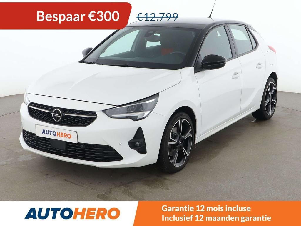 Opel Corsa 1.2 Turbo GS Line (bj 2021), Auto's, Voorwielaandrijving, Stof, Gebruikt, 1199 cc