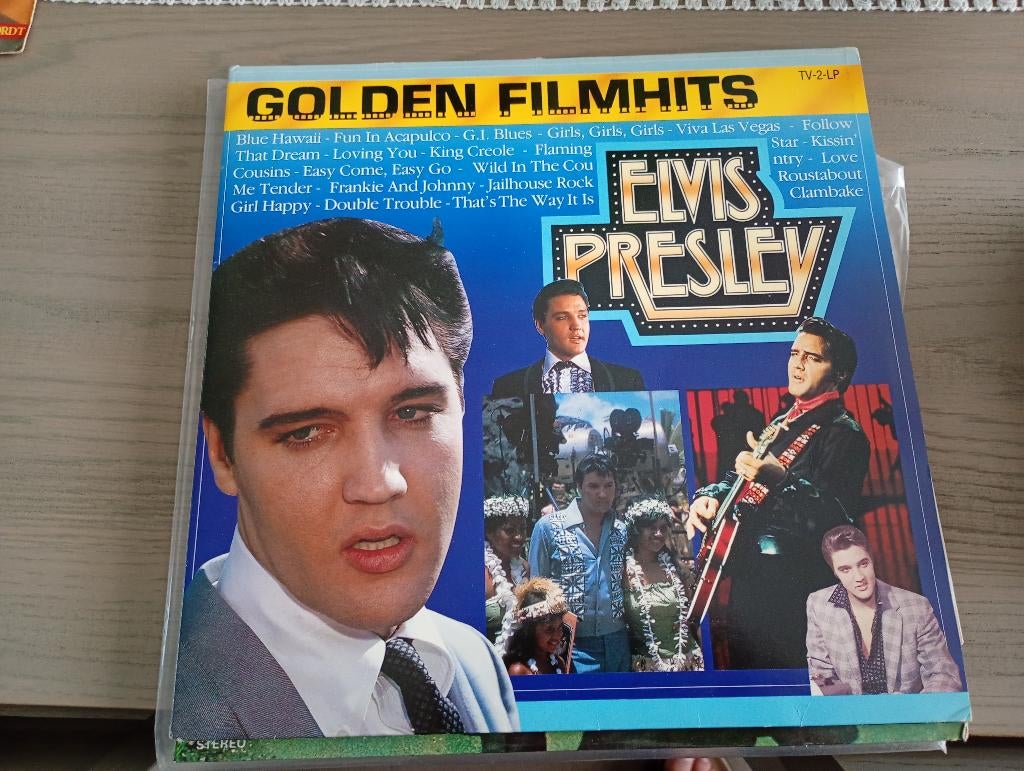 Elvis Presley - Golden filmhits ( dubbel lp ), Verzenden, 1960 - 1969, Gebruikt, 12 inch