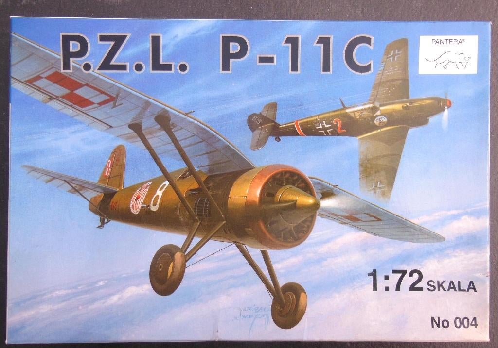 PZL P11C + photo-découpe - 1/72ième Pantera Neuf, Envoi, Neuf, 1:72 à 1:144, Avion