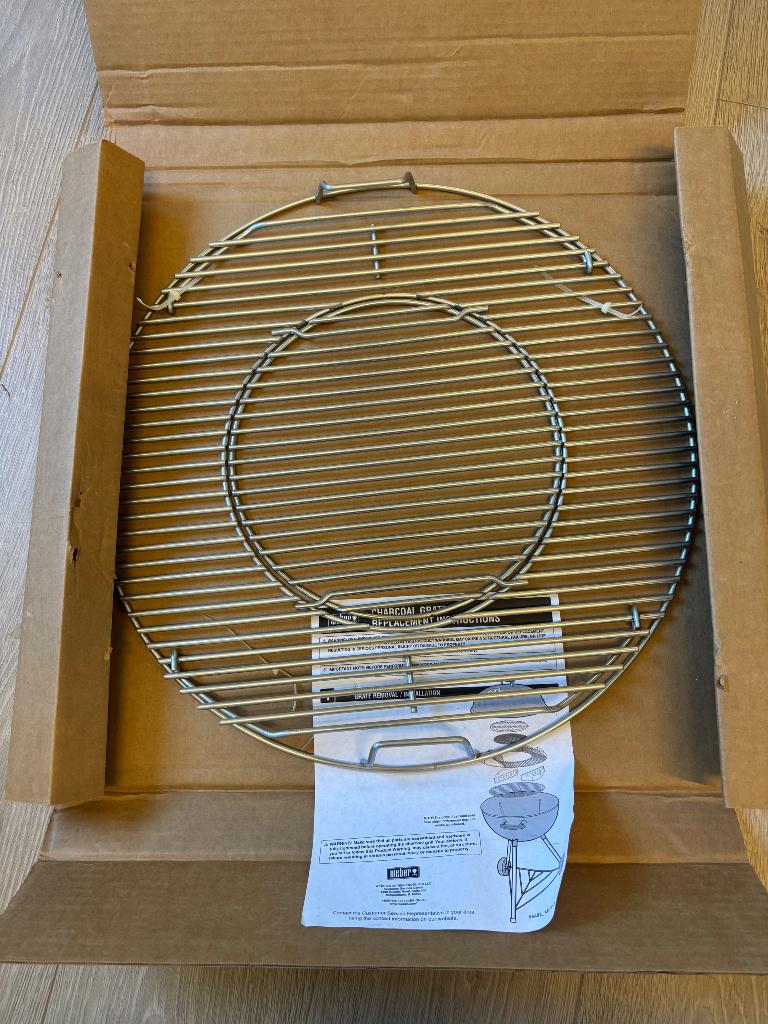 Weber inox rooster 57cm, Ophalen, Nieuw, Weber