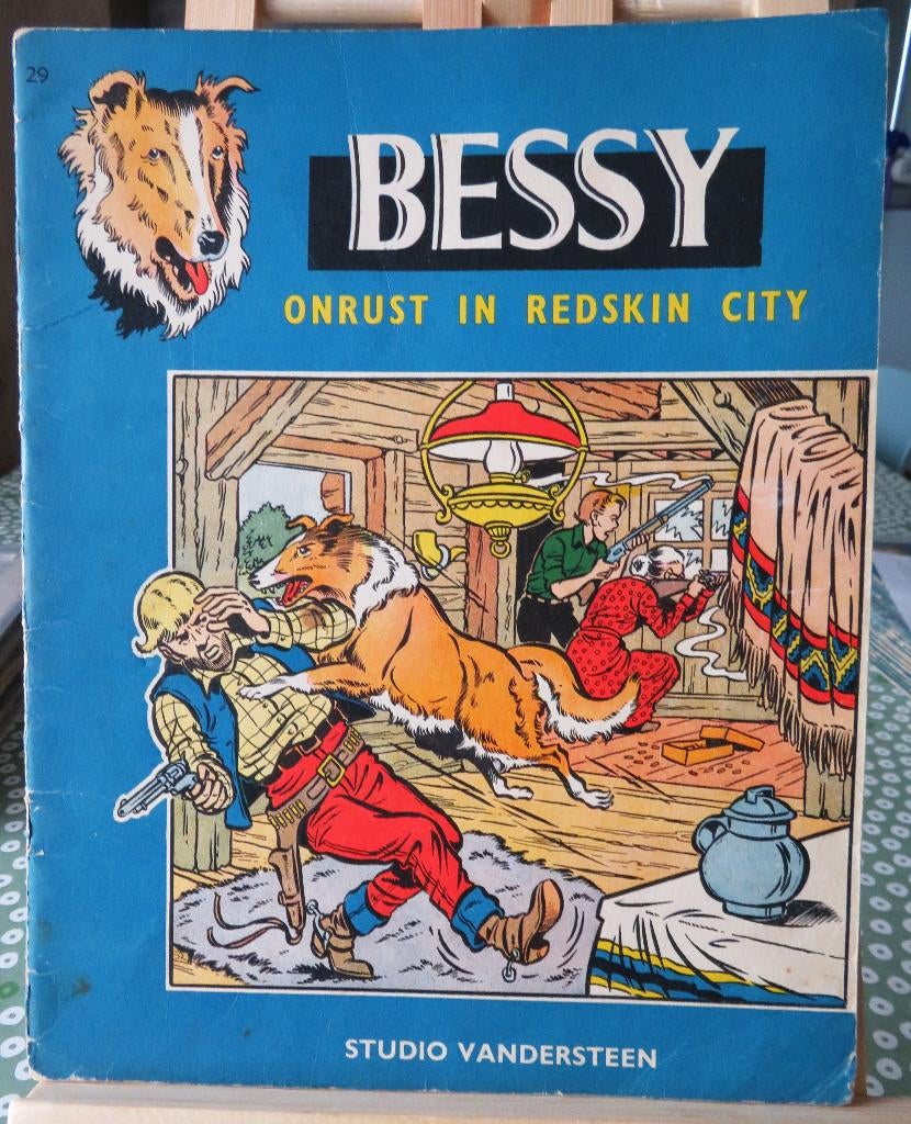 Bessy nr 29 Onrust in Redskin., Ophalen of Verzenden, Gelezen, Willy Vandersteen