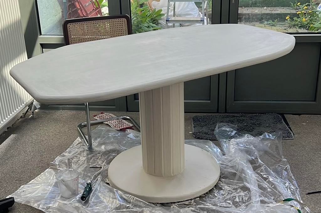 Tafel beton cire, Ophalen, Zo goed als nieuw