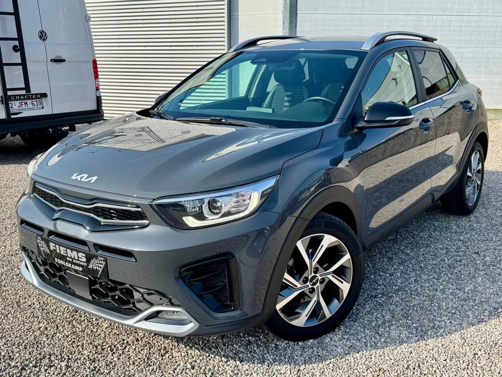 Kia Stonic GT line*GPS*CAMERA*DAB*ZETELVERW (automatique), Autos, Kia, Argent ou Gris, Achat, 998 cm³, 135 g/km