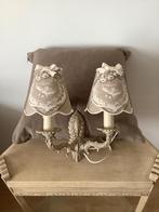 Applique patinée et cirée et 2 abat jour festonnés NEUF, Enlèvement ou Envoi, Neuf