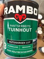 Rambo dekkende beits rijtuigengroen 0,75liter, Ophalen of Verzenden, Nieuw