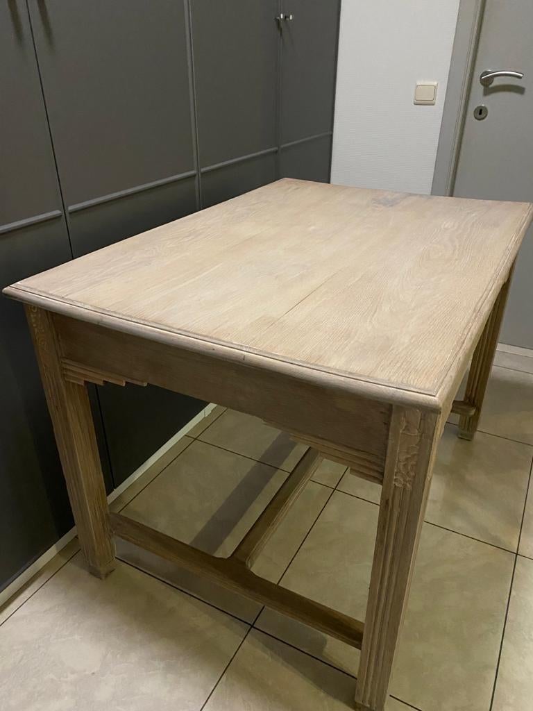 Antieke eiken tafel of bureaux, Huis en Inrichting, Tafels | Statafels, Ophalen
