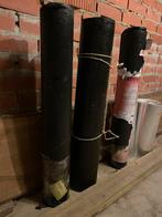 3 rollen bitumen / roofing, Doe-het-zelf en Bouw, Dakpannen en Dakbedekking, Ophalen, Overige materialen, Zwart, Nieuw