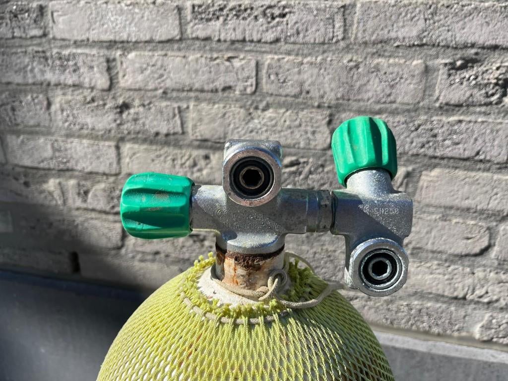 duikfles, Ophalen, Gebruikt