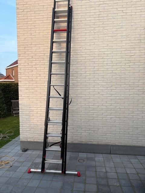 Professionele Ladders 3 delige ALTREX 3x14 nieuw/3X16 Petry, Doe-het-zelf en Bouw, Ladders en Trappen, Nieuw, Ladder, 4 meter of meer