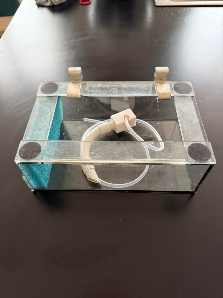 Couveuse pour alevins verre avec turbo exhausteur aquarium, Ophalen, Zo goed als nieuw